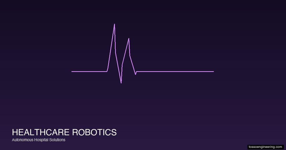 Healthcare robotics heartbeat line for hospital automation