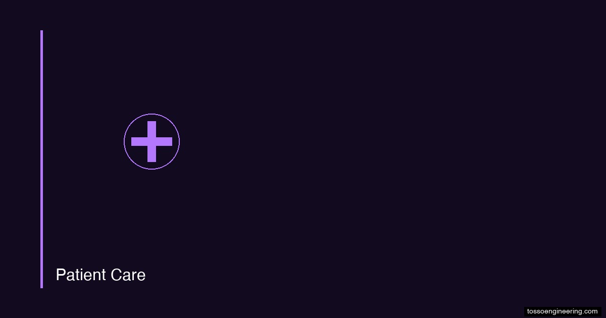 Medical cross symbol for healthcare robotics patient care