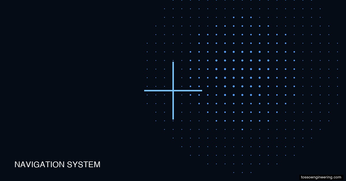 Navigation system dot pattern for LIDAR SLAM technology
