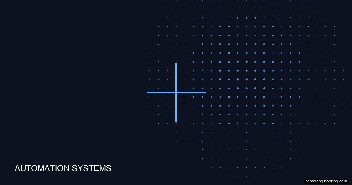 Automation systems dot matrix pattern for robotic engineering